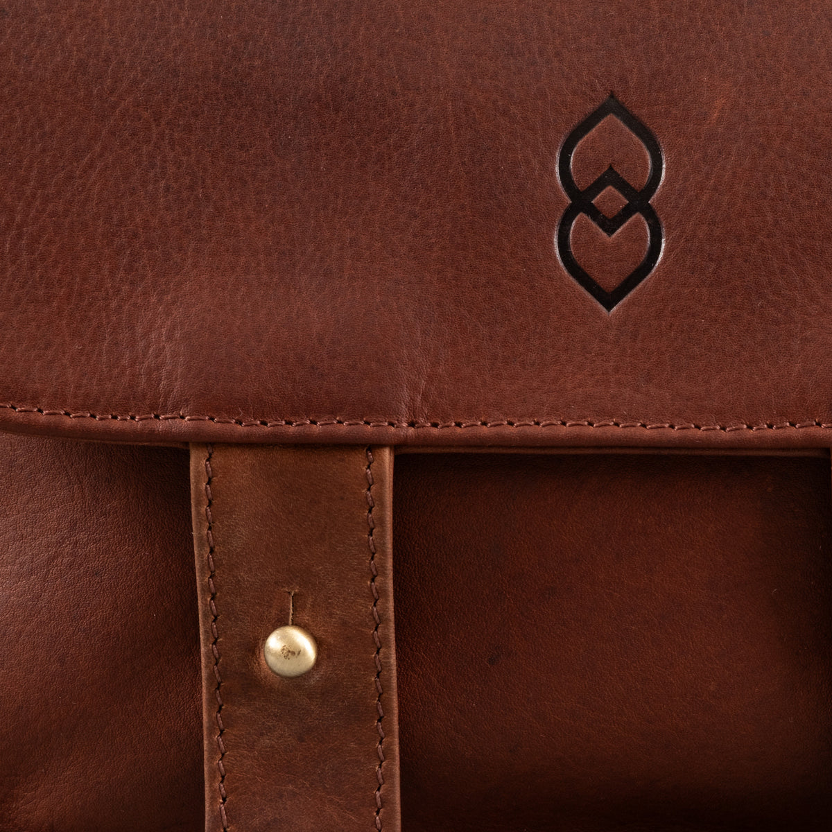 Safar Crossbody - Pebbled Dark Brown