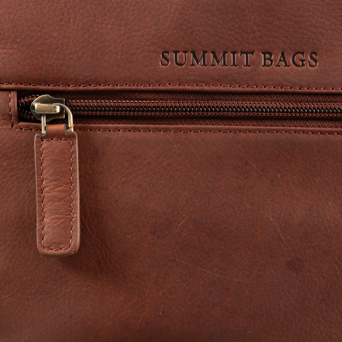 Safar Crossbody - Pebbled Dark Brown